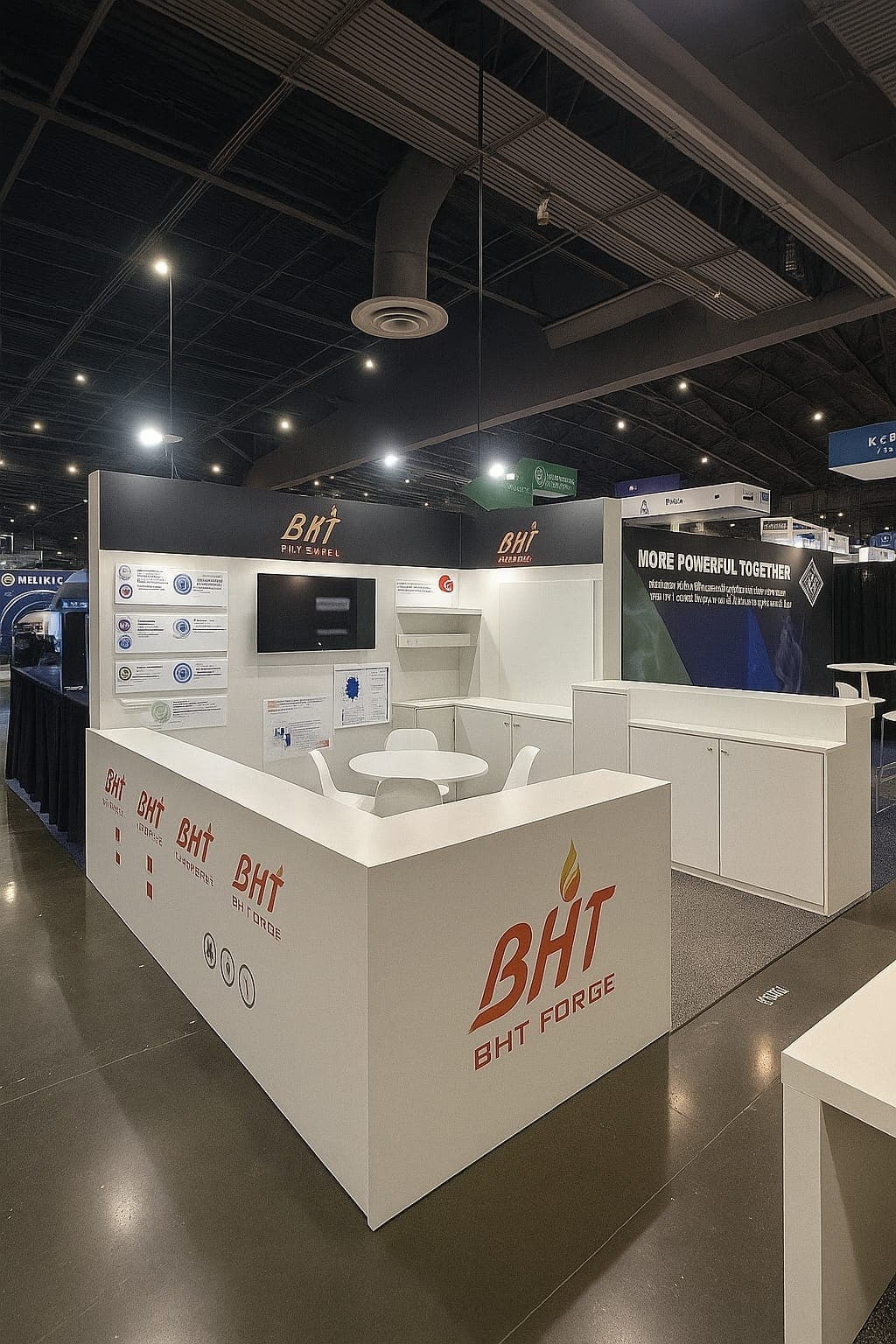 BHT Forge booth at OTC 2025, Houston