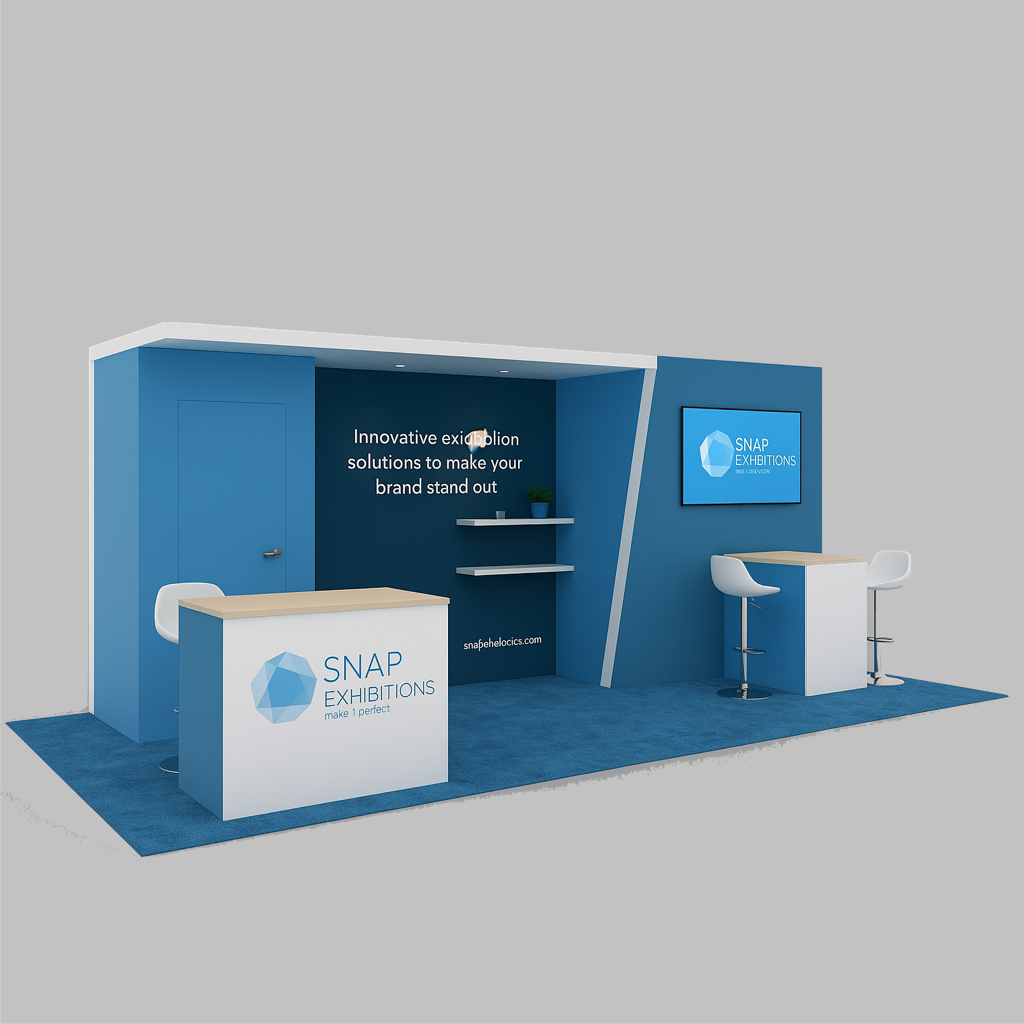 Banjul 10x20 Peninsula Trade Show Booth