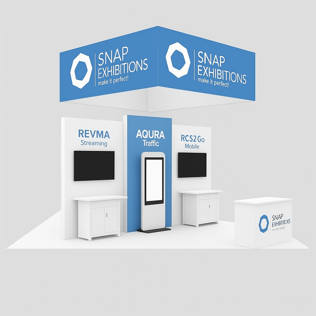 Sucre 20×20 Island Booth