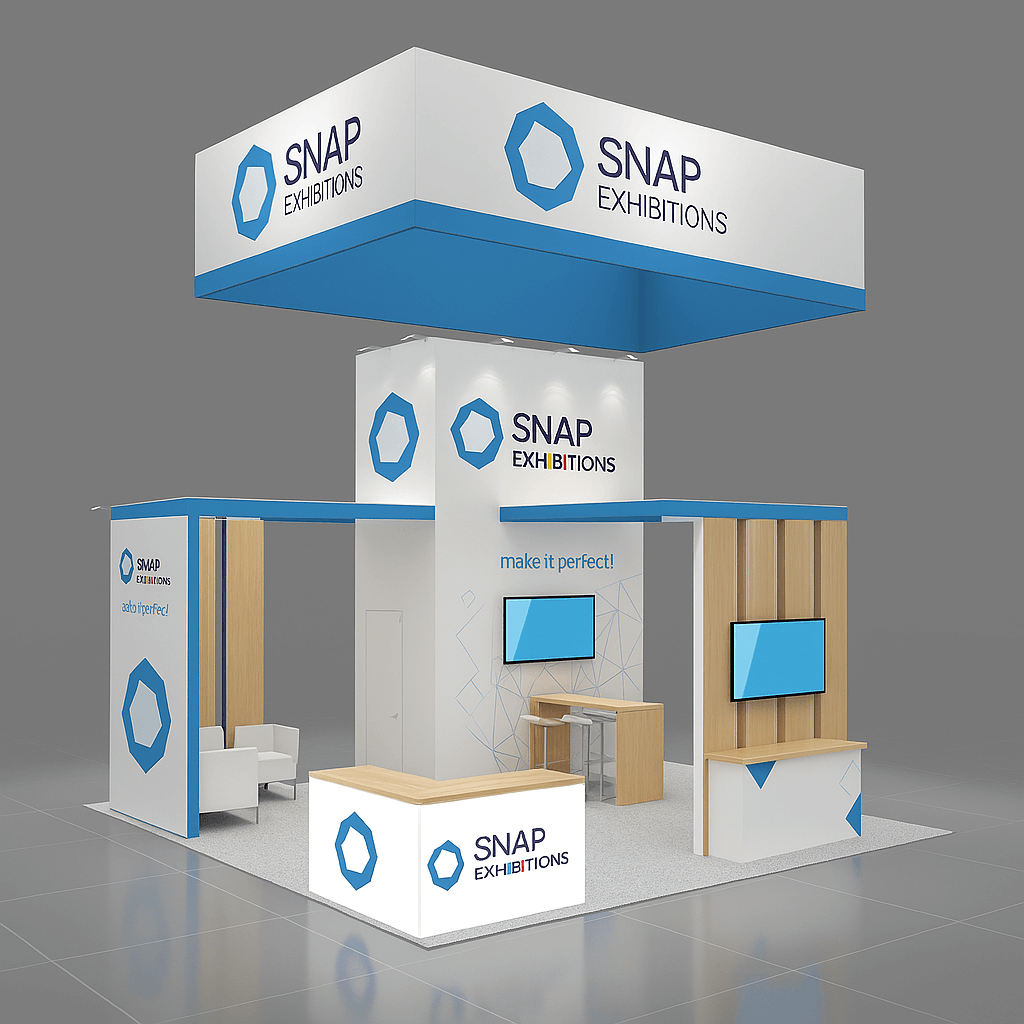 Zahle 20×20 Island Booth